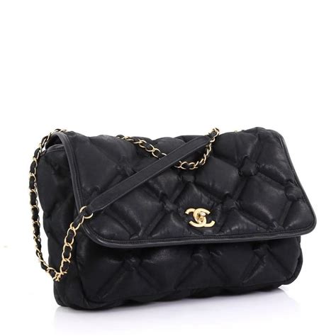 chanel chesterfield|CHANEL Calfskin Quilted Large Chesterfield Flap Black 1522813 .